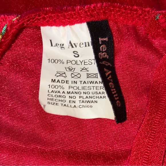 Leg Avenue Miss Peppermint Santa Mrs. Claus Christmas Costume Small - Picture 2 of 4